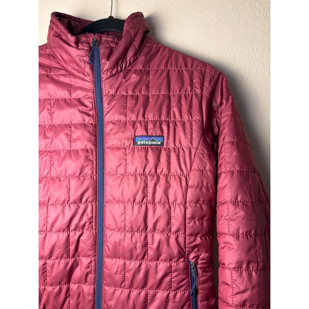Patagonia Women's Nano Puff Jacket Small S Arrow Red EUC Puffer Full Zip 84217 - Picture 2 of 14